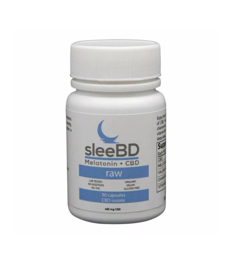 CBD Sleep Capsules Raw by SleeBD