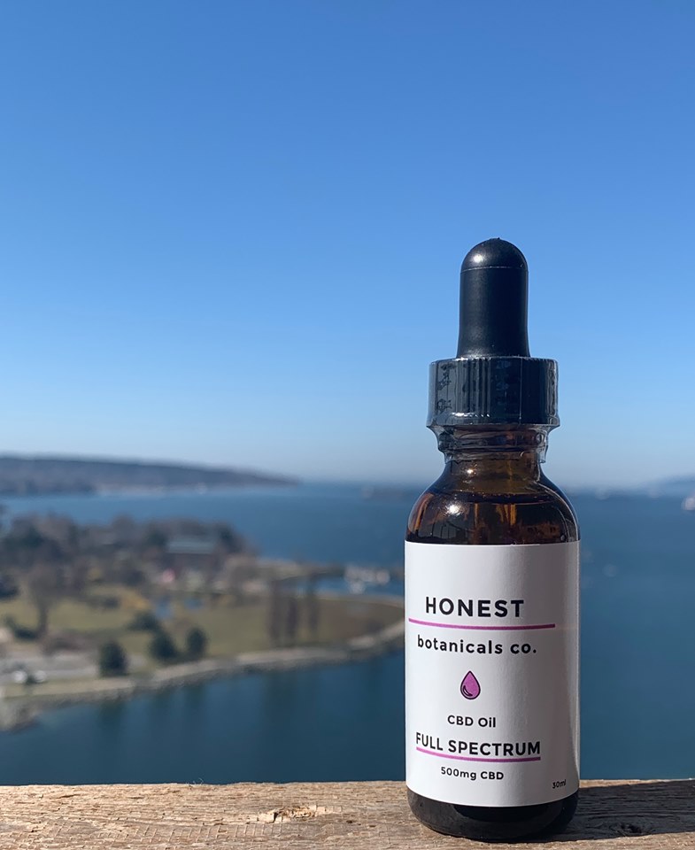 visualizes Honest Botanicals product for those interested in CBD oil, in Canada
