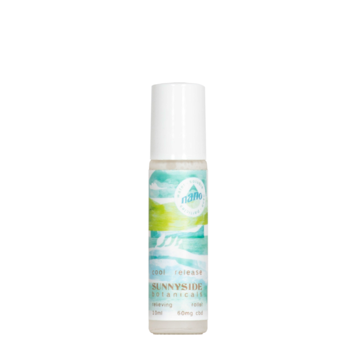 visualizes packaging for nano cbd topical product by sunnyside botanicals