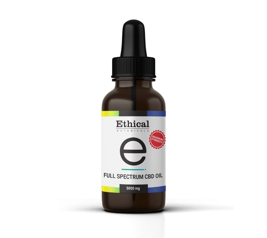 visualizes a full spectrum cbd oil product by Ethical Botanicals