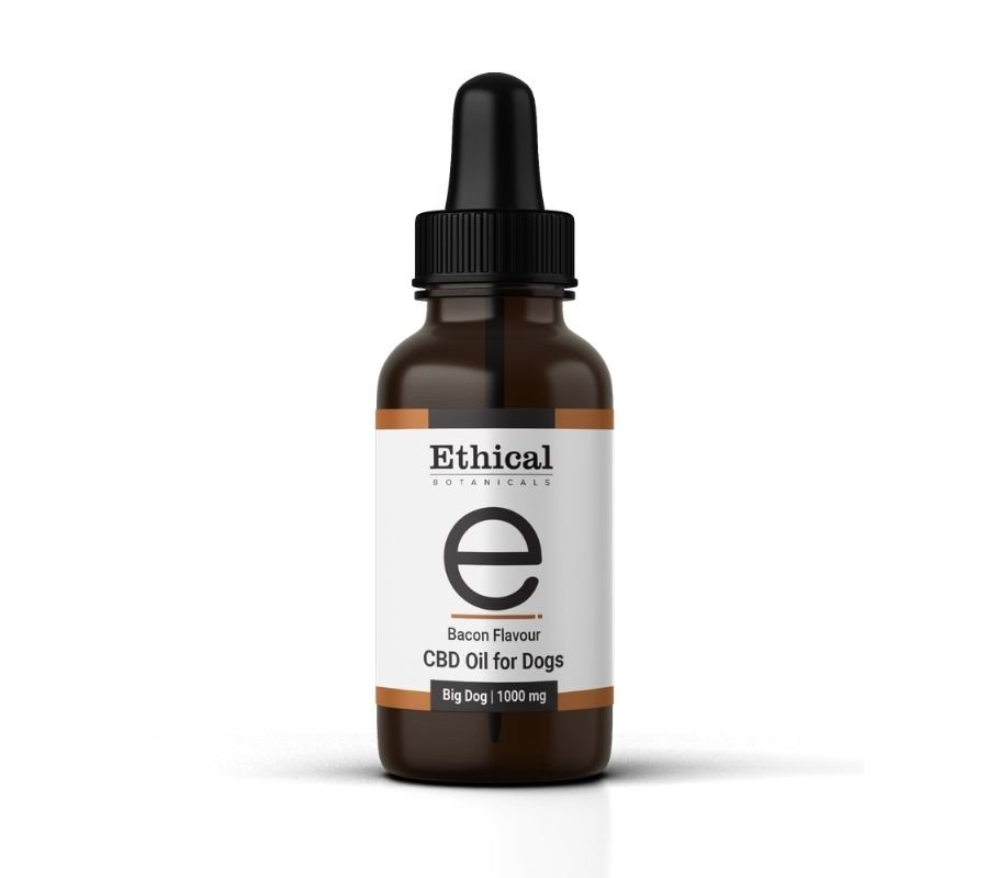 Bacon Flavoured CBD Oil for Dogs | Ethical Botanicals - 1000mg