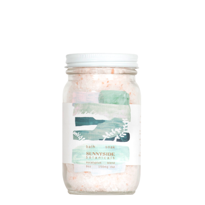 cbd bath soak eucalyptus blend by sunnyside botanicals product image