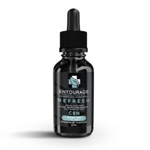 visualizes Refresh CBN oil by Entourage Therapeutics, product image