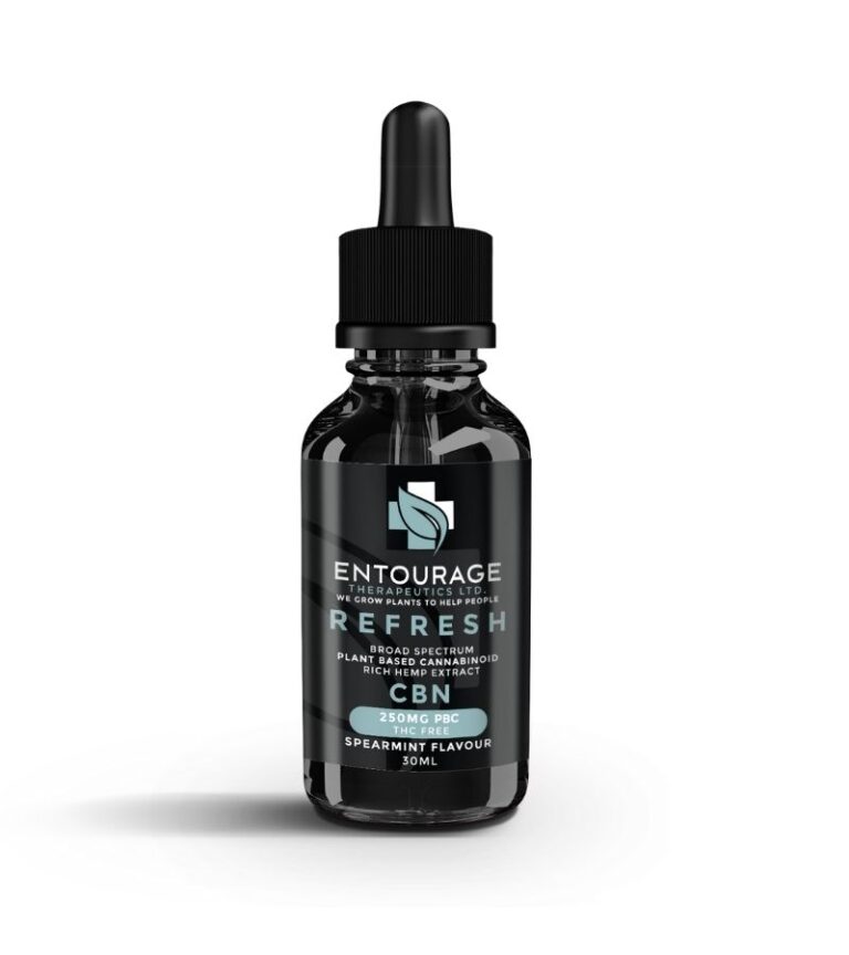 "Refresh" CBN Oil Sleep Aid Entourage Therapeutics CBD Oil Direct
