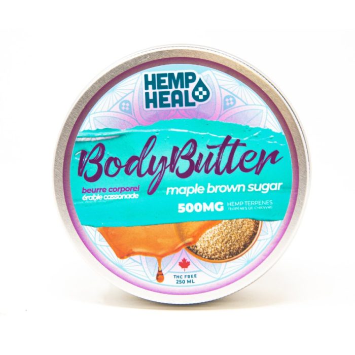 maple cbd body butter hempheal