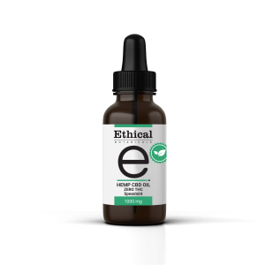 Ethical Botanicals 1000mg THC-Free Hemp CBD Oil with Spearmint Flavour